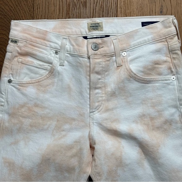 Citizens of Humanity COH Emerson Slim Boyfriend Cropped Jeans Rose Cloud Sz 24 - Picture 4 of 11
